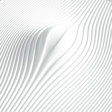 Arka planda üç boyutlu izler, dalgalar ve çizgiler var. 3d illüstrasyon, 3d canlandırma.