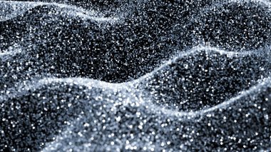 Lüks tatil simleri arka planı. 3d illüstrasyon, 3d canlandırma.