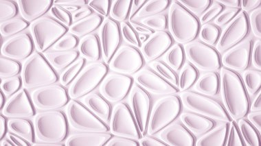 Soyut taş dokusu beyaz arkaplan. 3d illüstrasyon, 3d canlandırma.