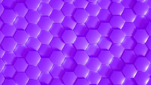 Geometri Hexagon Bakgrund Illustration Återgivning — Stockfoto