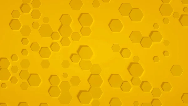 Geometri Hexagon Bakgrund Illustration Återgivning — Stockfoto