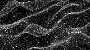 Lüks tatil simleri arka planı. 3d illüstrasyon, 3d canlandırma.