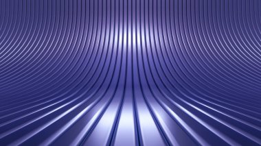 Lüks, zarif stüdyo kaidesi. 3d illüstrasyon, 3d canlandırma.