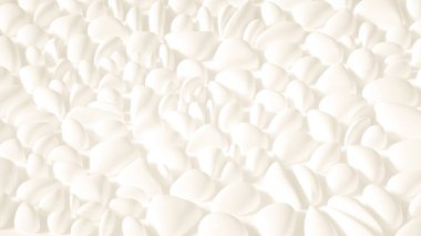 Soyut taş dokusu beyaz arkaplan. 3d illüstrasyon, 3d canlandırma.