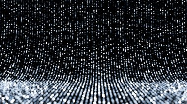 Lüks tatil simleri arka planı. 3d illüstrasyon, 3d canlandırma.