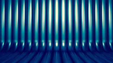 Lüks, zarif stüdyo kaidesi. 3d illüstrasyon, 3d canlandırma.