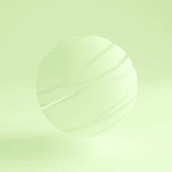 緑の光の抽象的な背景 3Dイラスト 3Dレンダリング — ストック写真