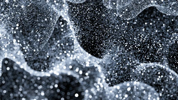 Lüks tatil simleri arka planı. 3d illüstrasyon, 3d canlandırma.