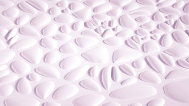 Soyut taş dokusu beyaz arkaplan. 3d illüstrasyon, 3d canlandırma.