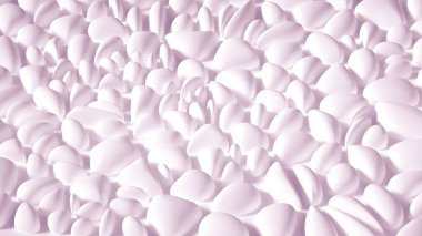 Soyut taş dokusu beyaz arkaplan. 3d illüstrasyon, 3d canlandırma.