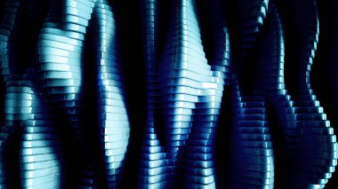 Çizgi grunge dokusu arkaplanı. 3d illüstrasyon, 3d canlandırma.