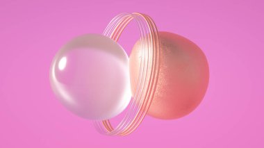 Güzel soyutlama arka plan minimalizmi. 3d illüstrasyon, 3d canlandırma.