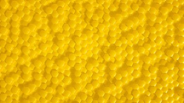 Geometri altıgen arkaplanı. 3d illüstrasyon, 3d canlandırma.