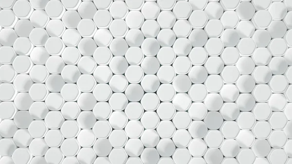 Géométrie Fond Hexagonal Illustration Rendu — Photo