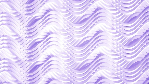 Matter Hintergrund Mit Dreidimensionalem Druck Wellen Und Streifen Illustration Rendering — Stockfoto