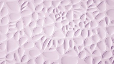 Soyut taş dokusu beyaz arkaplan. 3d illüstrasyon, 3d canlandırma.