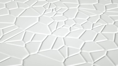 Soyut taş dokusu beyaz arkaplan. 3d illüstrasyon, 3d canlandırma.