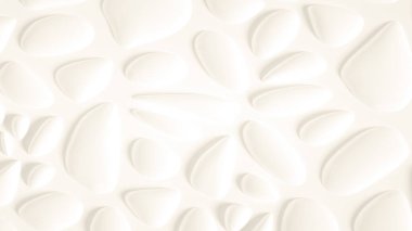 Soyut taş dokusu beyaz arkaplan. 3d illüstrasyon, 3d canlandırma.