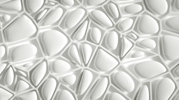 Abstrakte Steinstruktur Weißer Hintergrund Illustration Rendering — Stockfoto