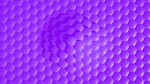 Geometri Hexagon Bakgrund Illustration Återgivning — Stockfoto