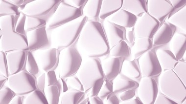 Soyut taş dokusu beyaz arkaplan. 3d illüstrasyon, 3d canlandırma.