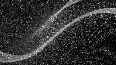 Lüks tatil simleri arka planı. 3d illüstrasyon, 3d canlandırma.