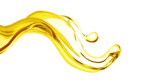 Splash Oil Illüstrasyon Görüntüleme — Stok fotoğraf