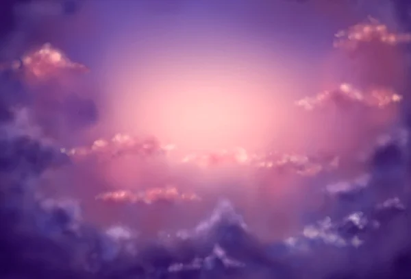Tło z miękkie różowe chmury — Zdjęcie stockowe
