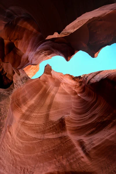 Beautiful sand rock cave by water erosion — Stock Photo, Image