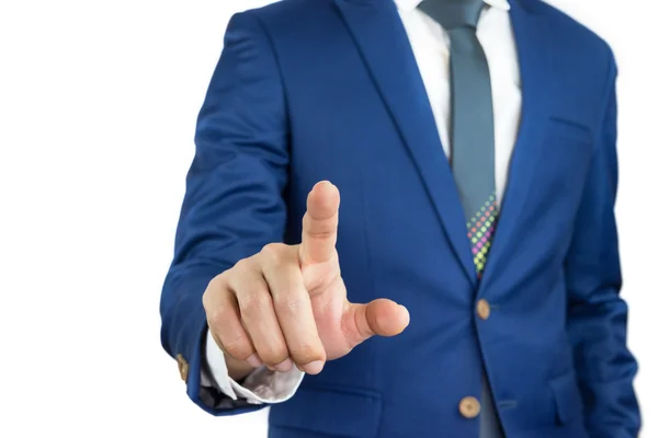 iş adamı işaret parmağı