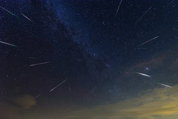 Perseid Meteor yağmuru patlama 2016
