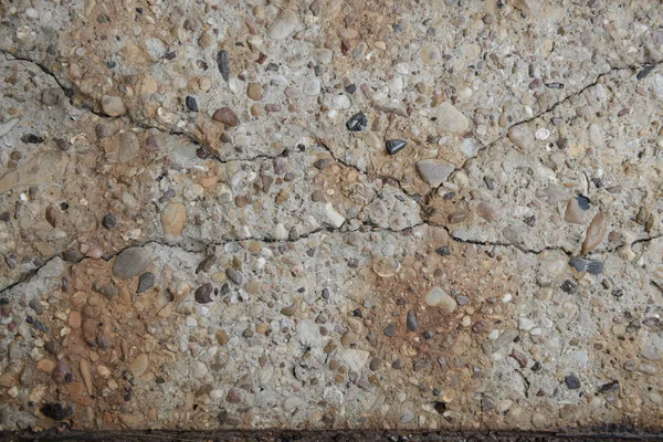 Crack rough concrete floor — Stock Photo, Image