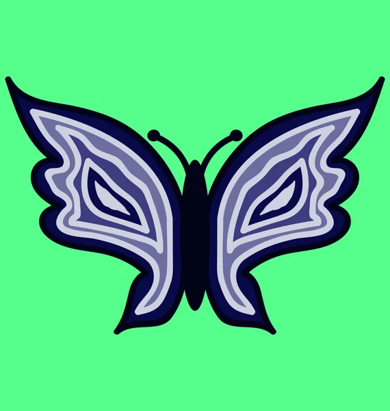 Motýl obrázek 3 — Stockový vektor