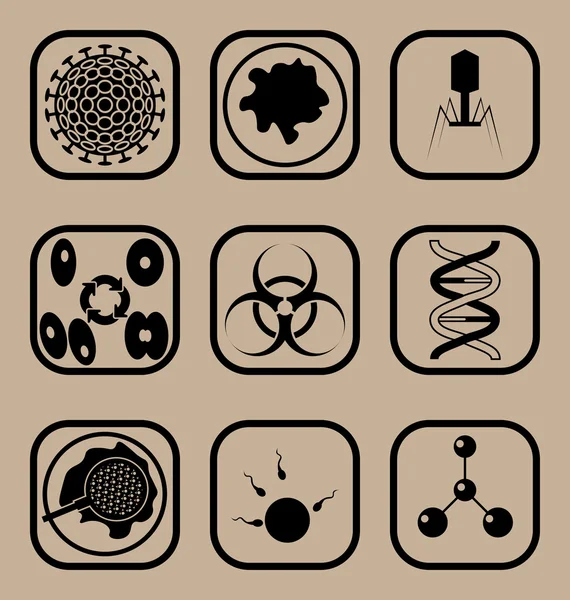 Biyoloji Icon set