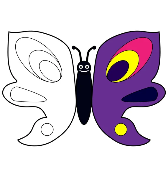 Örnek kelebek tarafından renk