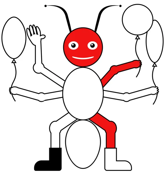 Örnek karınca tarafından renk