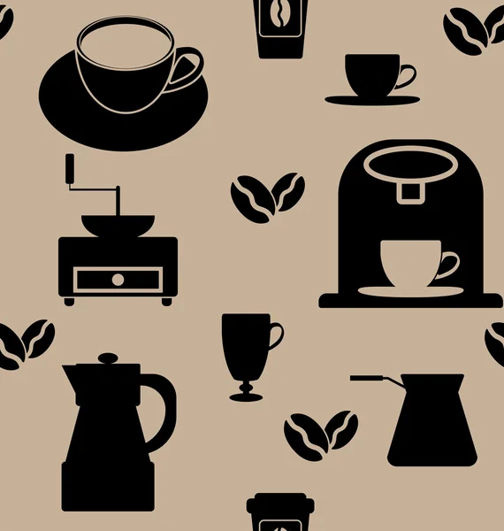 kahve seamless modeli