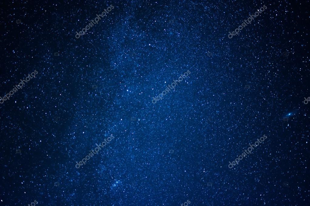 Blue dark background of the starry sky Stock Photo by ©alexkoral 103189932