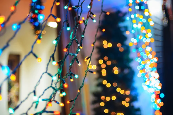 Holiday garland, new year — Stock Photo, Image