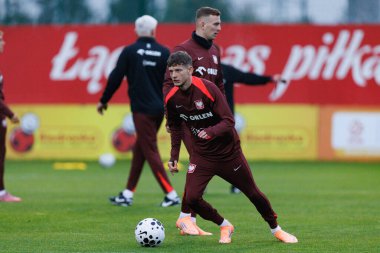 Sebastian Szymanski seen during Polish football national team training during October camp (Maciej Rogowski/Ball Raw Images)
