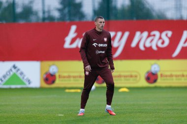 Jakub Kiwior seen during Polish football national team training during October camp (Maciej Rogowski/Ball Raw Images)