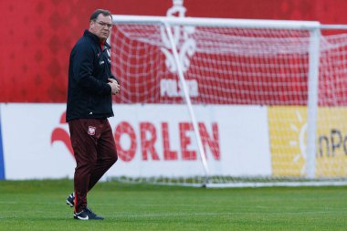Jan Urban seen during Polish football national team training during October camp (Maciej Rogowski/Ball Raw Images)