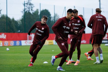 Bartosz Kapustka seen during Polish football national team training during October camp (Maciej Rogowski/Ball Raw Images)