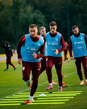 Krzysztof Piatek seen during Official press conference and  training of Polish National team before game against New Zealand (Maciej Rogowski/Ball Raw Images)