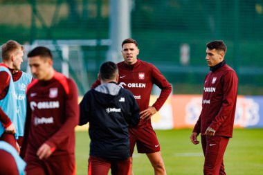 Jan Bednarek seen during Official press conference and  training of Polish National team before game against New Zealand (Maciej Rogowski/Ball Raw Images)
