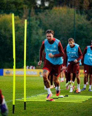 Przemyslaw Wisniewski seen during Official press conference and  training of Polish National team before game against New Zealand (Maciej Rogowski/Ball Raw Images)