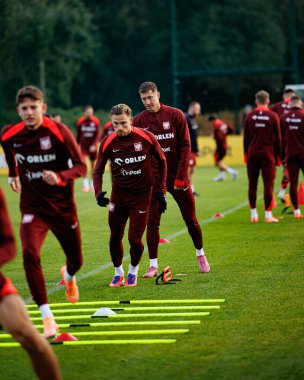 Matty Cash seen during Official press conference and  training of Polish National team before game against New Zealand (Maciej Rogowski/Ball Raw Images)