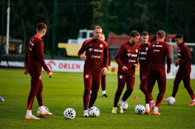 Kamil Grosicki seen during Official press conference and  training of Polish National team before game against New Zealand (Maciej Rogowski/Ball Raw Images)