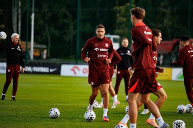 Jan Bednarek seen during Official press conference and  training of Polish National team before game against New Zealand (Maciej Rogowski/Ball Raw Images)