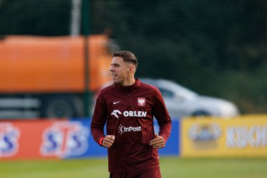 Jan Bednarek seen during Official press conference and  training of Polish National team before game against New Zealand (Maciej Rogowski/Ball Raw Images)